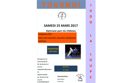 Tournois La loupe Samedi 25 mars 2017