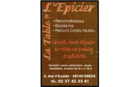 La Table et L'Epicier